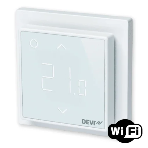 devireg smart wifi thermostat in polar white