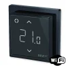 devireg smart wifi thermostat in pure black